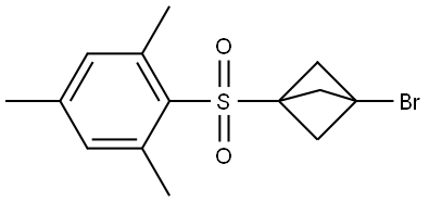 1-Bromo-3-[(2,4,6-trimethylphenyl)sulfonyl]bicyclo[1.1.1]pentane Structure