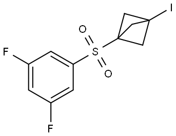 1-[(3,5-Difluorophenyl)sulfonyl]-3-iodobicyclo[1.1.1]pentane Structure