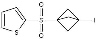 2-[(3-Iodobicyclo[1.1.1]pent-1-yl)sulfonyl]thiophene Structure