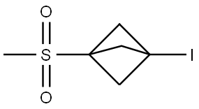 1-iodo-3-(methylsulfonyl)bicyclo[1.1.1]pentane Structure