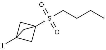 1-(Butylsulfonyl)-3-iodobicyclo[1.1.1]pentane Structure