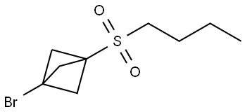 1-Bromo-3-(butylsulfonyl)bicyclo[1.1.1]pentane Structure