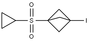 1-(Cyclopropylsulfonyl)-3-iodobicyclo[1.1.1]pentane Structure