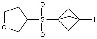 Tetrahydro-3-[(3-iodobicyclo[1.1.1]pent-1-yl)sulfonyl]furan Structure