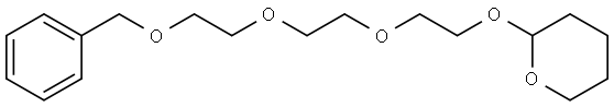 Benzyl-PEG3-THP Structure