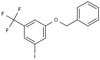 1-(benzyloxy)-3-iodo-5-(trifluoromethyl)benzene Structure