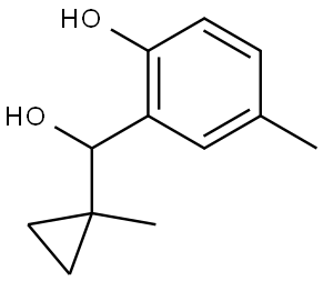 2-Hydroxy-5-methyl-α-(1-methylcyclopropyl)benzenemethanol Structure