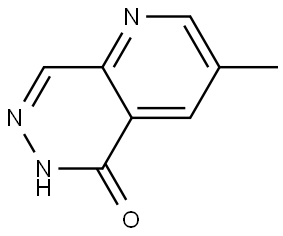 3-methylpyrido[2,3-d]pyridazin-5(6H)-one Structure