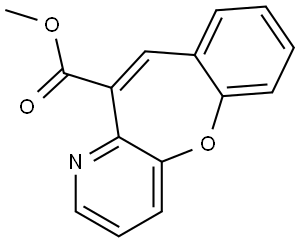 methyl benzo[6,7]oxepino[3,2-b]pyridine-11-carboxylate Structure