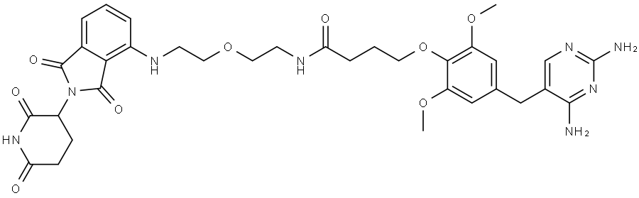 PROTAC eDHFR Degrader-2 구조식 이미지