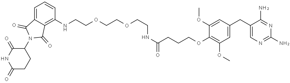 PROTAC eDHFR Degrader-1 Structure