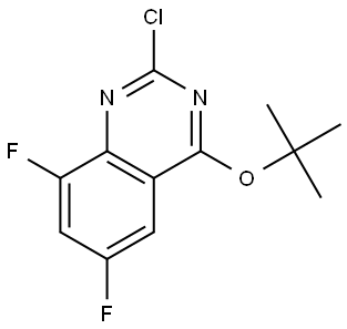 4-(tert-butoxy)-2-chloro-6,8-difluoroquinazoline Structure