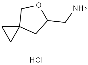 5-Oxaspiro[2.4]heptan-6-ylmethanamine Hydrochloride Structure