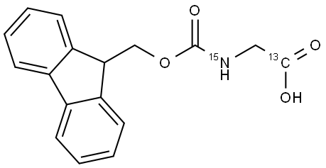 "Glycine-1-13C,15N, N-Fmoc" Structure