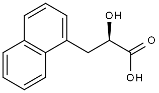 (R)-2-Hydroxy-3-(naphthalen-1-yl)propanoic acid Structure