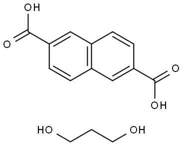 2,6-Naphthalenedicarboxylic acid polymer with 1,3-propanediol Structure