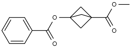 Methyl 3-(benzoyloxy)bicyclo[1.1.1]pentane-1-carboxylate Structure