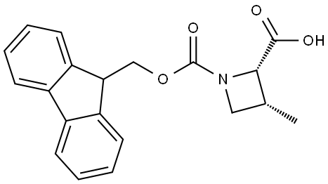 1-(9H-Fluoren-9-ylmethyl) (2S,3R)-3-methyl-1,2-azetidinedicarboxylate Structure