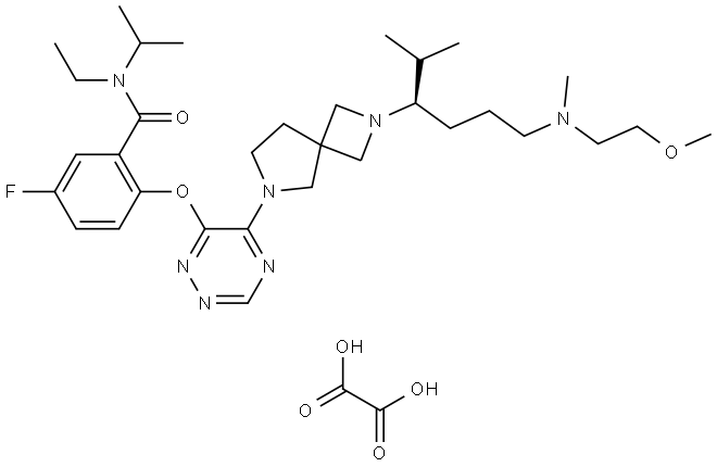 Bleximenib oxalate 구조식 이미지