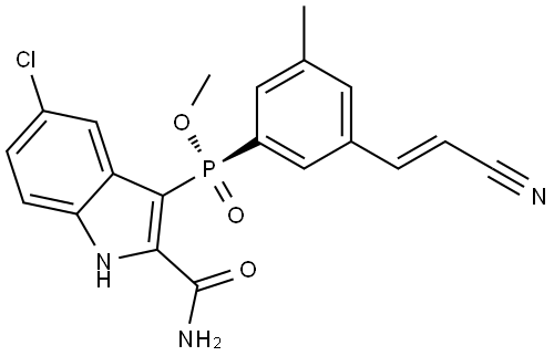 (Iso)-Fosdevirine Structure