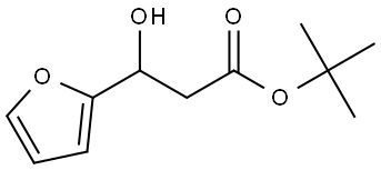 tert-butyl 3-(furan-2-yl)-3-hydroxypropanoate Structure