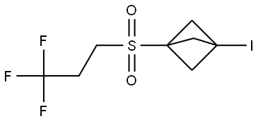 1-Iodo-3-[(3,3,3-trifluoropropyl)sulfonyl]bicyclo[1.1.1]pentane Structure