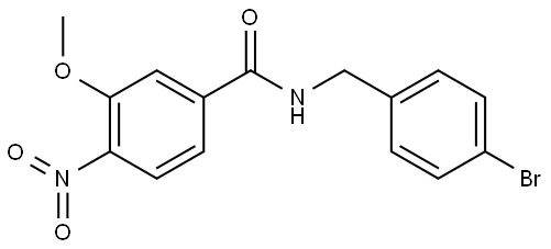 N-(4-bromobenzyl)-3-methoxy-4-nitrobenzamide Structure