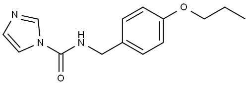 N-(4-propoxybenzyl)-1H-imidazole-1-carboxamide Structure