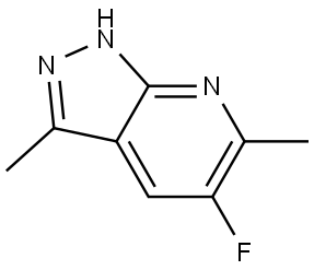 5-Fluoro-3,6-dimethyl-1H-pyrazolo[3,4-b]pyridine Structure