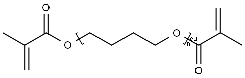 POLYBUTYLENEGLYCOL DIMETHACRYLATE Structure