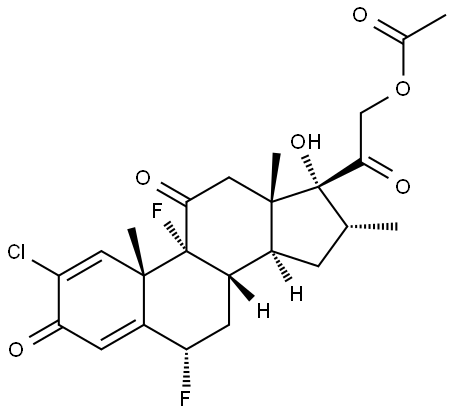 Halometasone Impurity 3 Structure