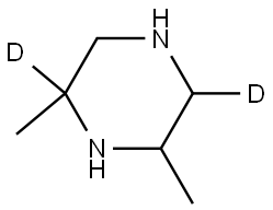 2,6-dimethylpiperazine-2,5-d2 Structure