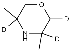 3,5-dimethylmorpholine-2,3,5-d3 Structure