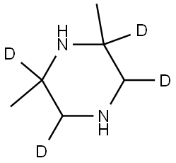 2,6-dimethylpiperazine-2,3,5,6-d4 Structure