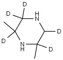 2,6-dimethylpiperazine-2,3,3,5,6-d5 Structure