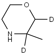 3-methylmorpholine-2,3-d2 Structure