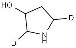 pyrrolidin-2,5-d2-3-ol Structure