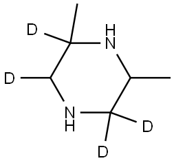 2,6-dimethylpiperazine-2,3,5,5-d4 Structure