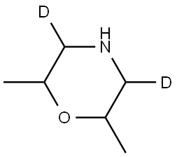 2,6-dimethylmorpholine-3,5-d2 Structure