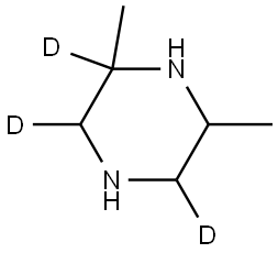 2,6-dimethylpiperazine-2,3,5-d3 Structure