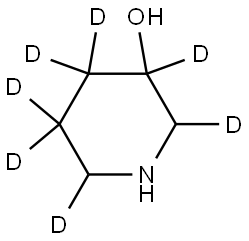 piperidin-2,3,4,4,5,5,6-d7-3-ol Structure