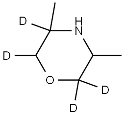 3,5-dimethylmorpholine-2,2,5,6-d4 Structure