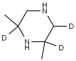 2,6-dimethylpiperazine-2,3,6-d3 Structure