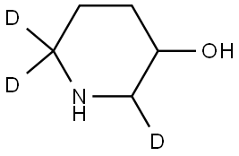 piperidin-2,6,6-d3-3-ol Structure