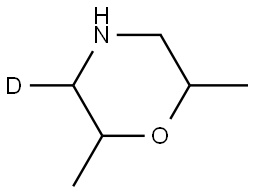 2,6-dimethylmorpholine-3-d Structure