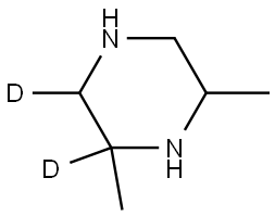 2,6-dimethylpiperazine-2,3-d2 Structure