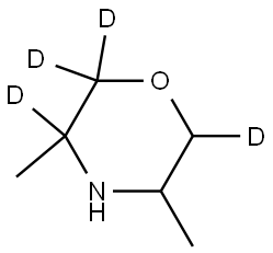 3,5-dimethylmorpholine-2,2,3,6-d4 Structure