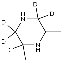 2,6-dimethylpiperazine-2,3,3,5,5-d5 Structure