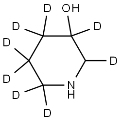 piperidin-2,3,4,4,5,5,6,6-d8-3-ol Structure