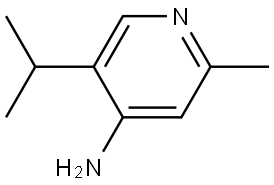 5-isopropyl-2-methylpyridin-4-amine 구조식 이미지